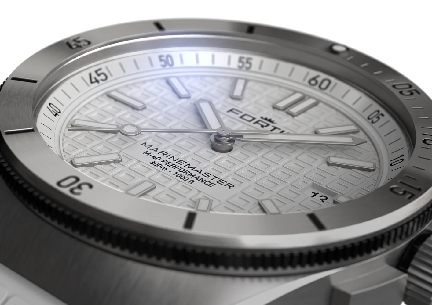 FOR Watch Marinemaster M-4 Snow White