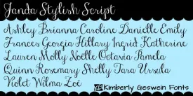 Free Janda Stylish Script Font