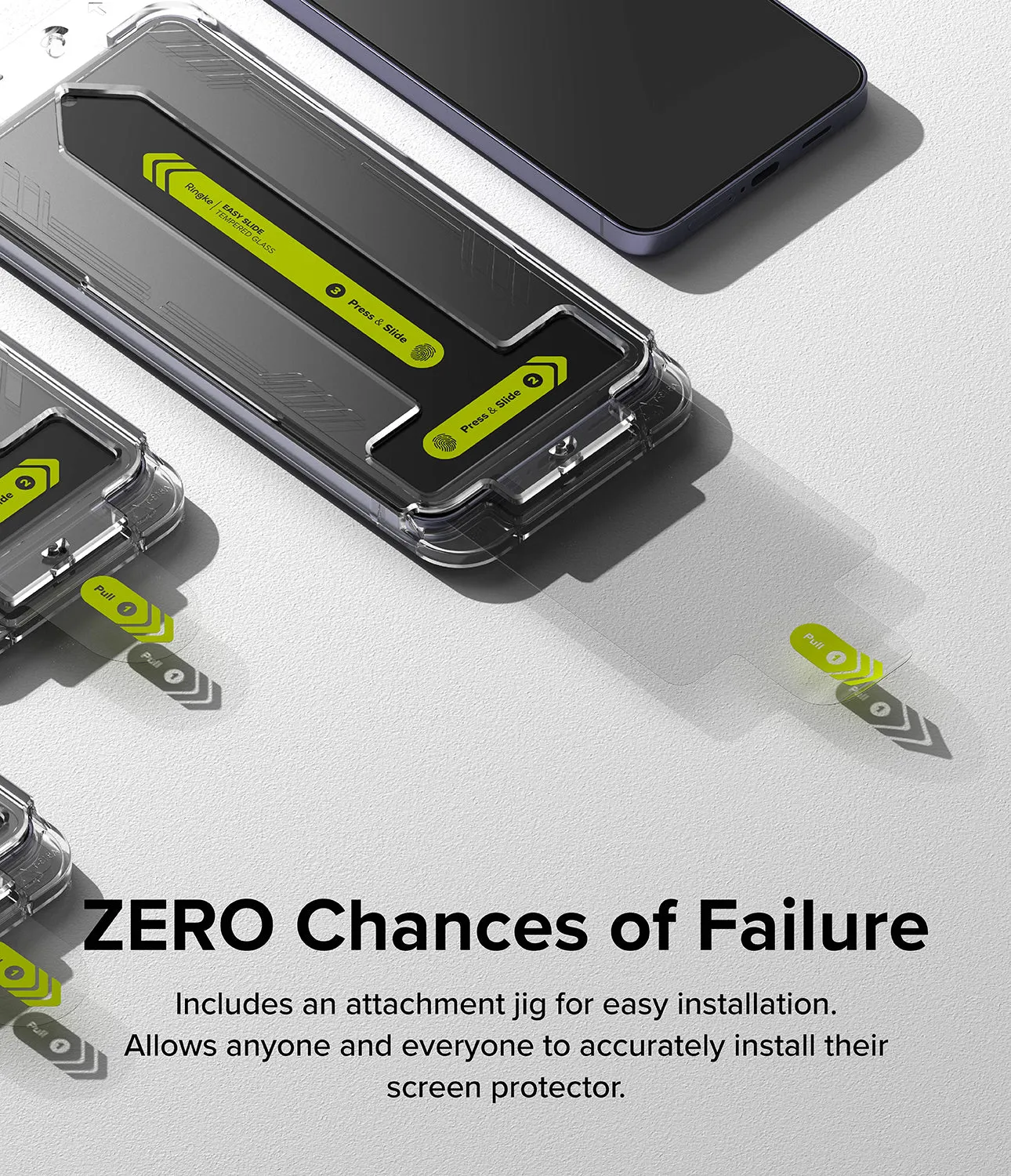 Galaxy S24 Screen Protector | Easy Slide Tempered Glass