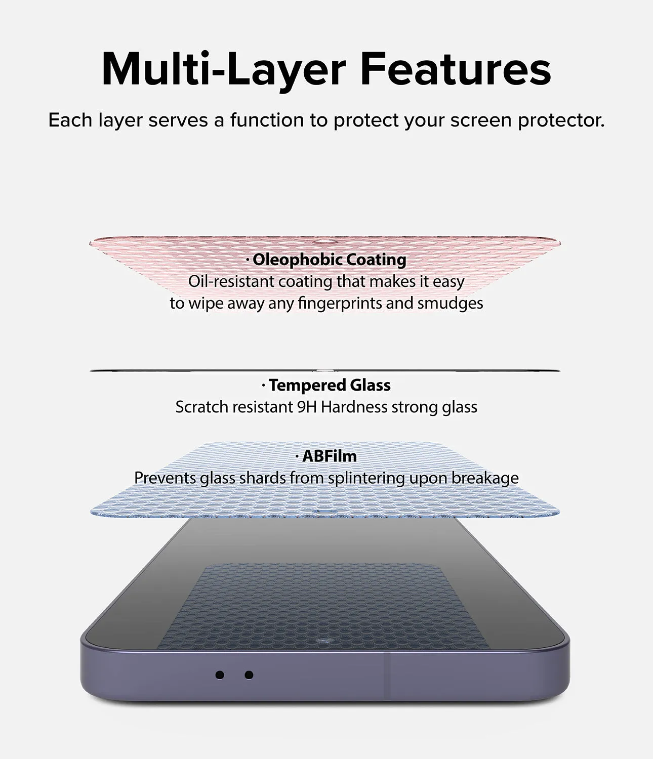 Galaxy S24 Screen Protector | Easy Slide Tempered Glass