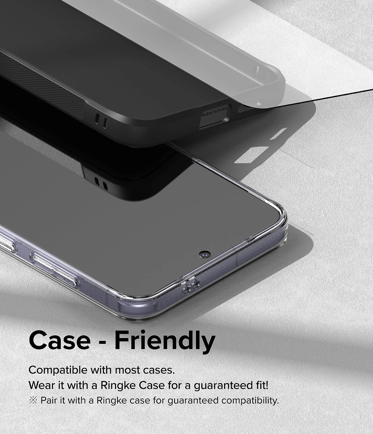 Galaxy S24 Screen Protector | Easy Slide Tempered Glass