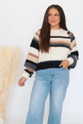 Georgia Sweater - Oat Multi