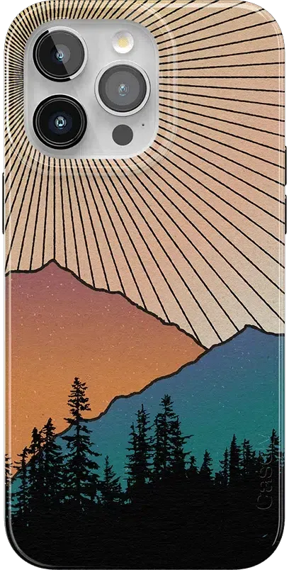 Golden Hour | Mountain Sunset Case