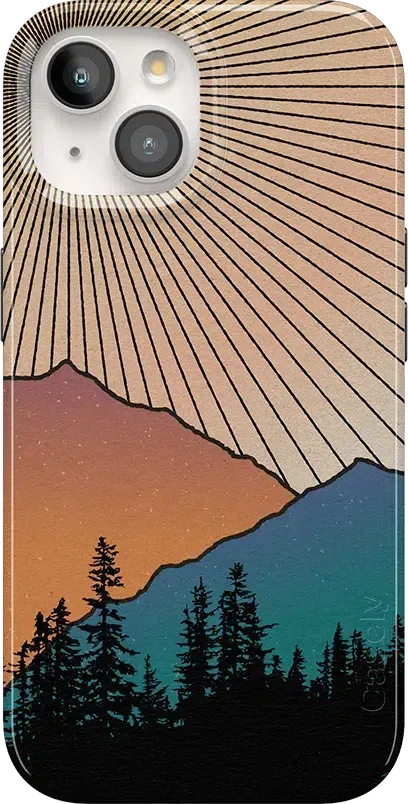 Golden Hour | Mountain Sunset Case