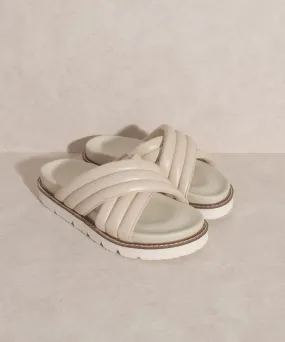 Grace Puff Strap Slide