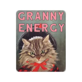 Granny Energy Funny Cat Sticker