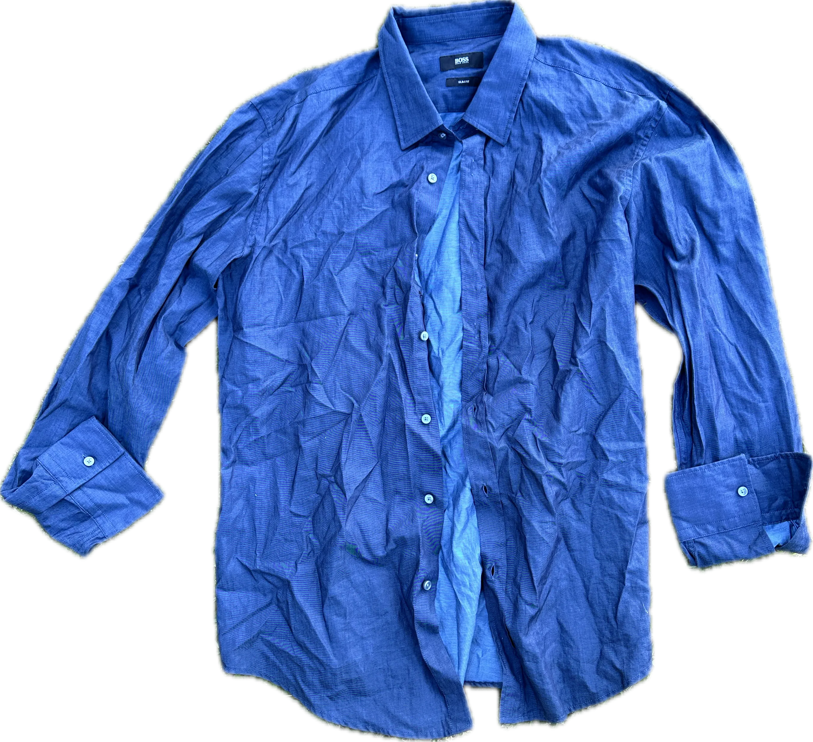 HOUSE: Dr Gregory House BOSS Blue Button Shirt (XL)