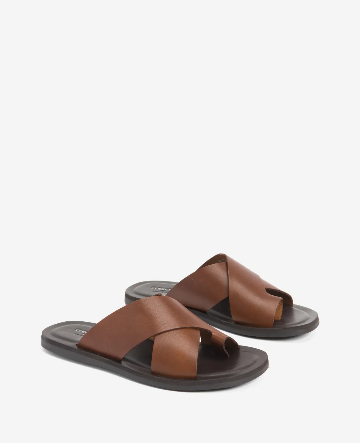 Ideal Leather Slide Sandal