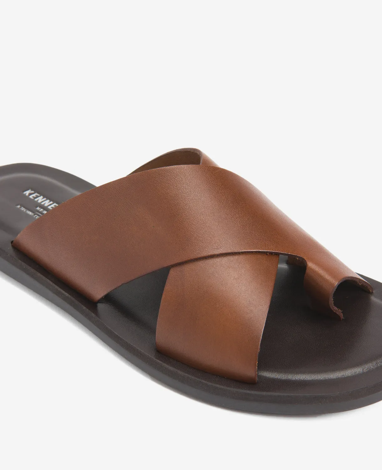 Ideal Leather Slide Sandal