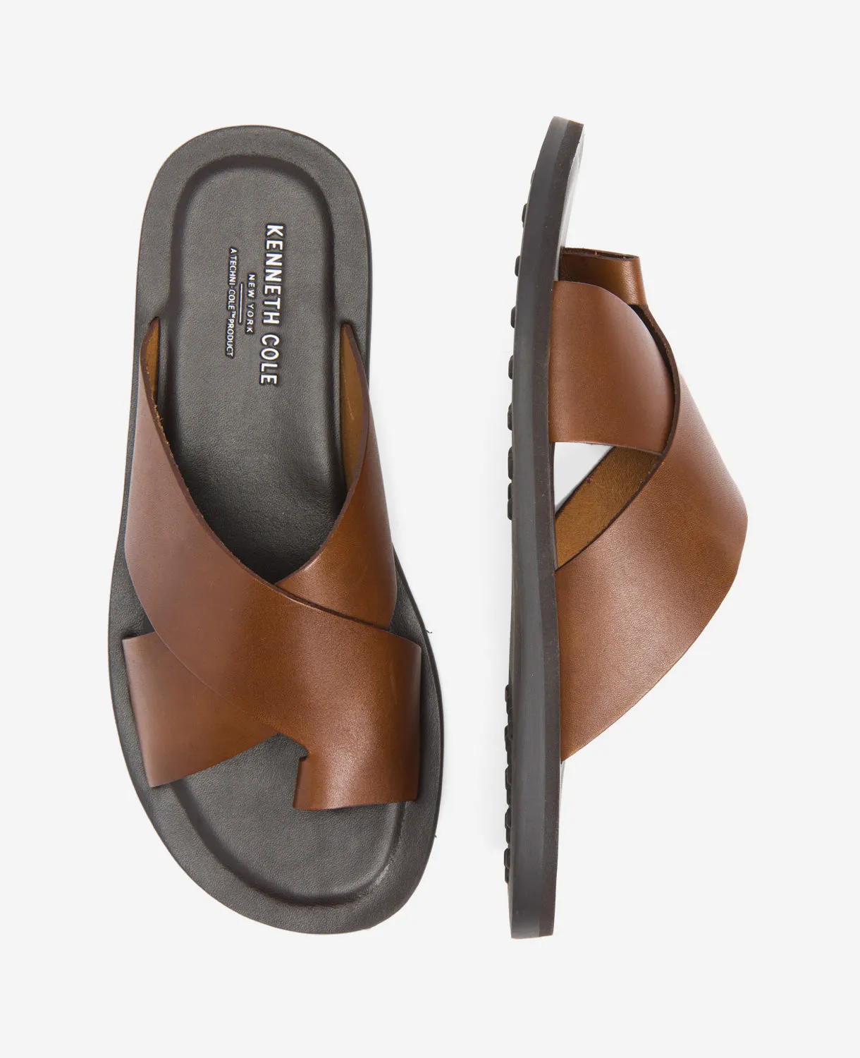 Ideal Leather Slide Sandal
