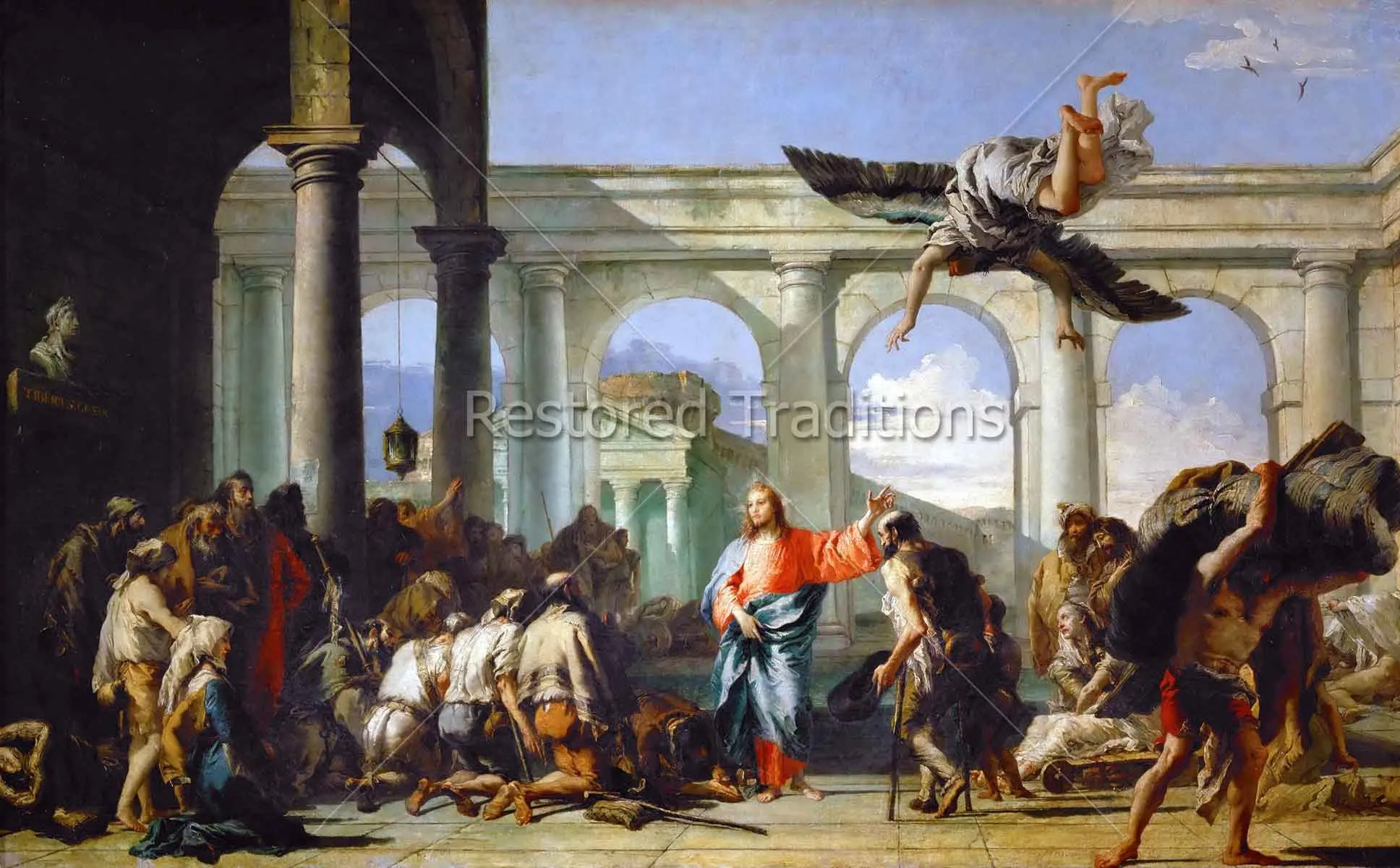 Jesus Healing the Paralytic at the Pool of Bethesda – Tiepolo