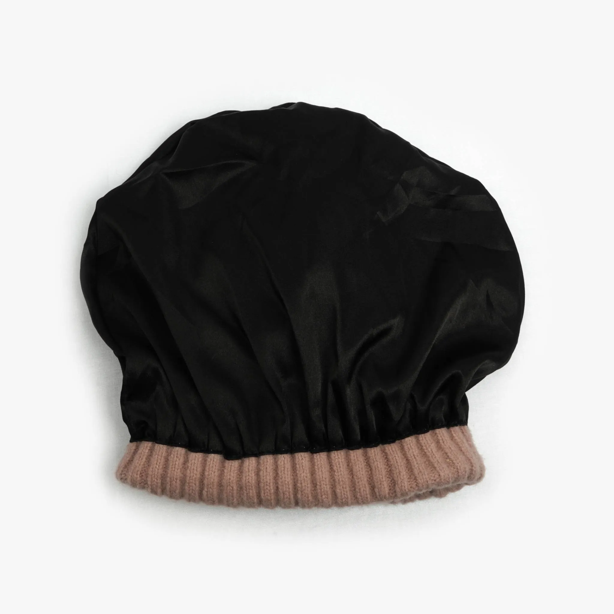Laura Satin Lined Beanie With Detachable Pom - Soft Pink