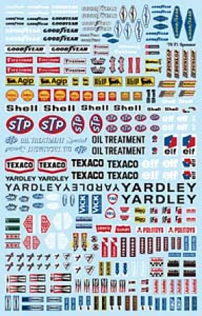 MFH :   1/20 1970s F1 Sponsership Decal
