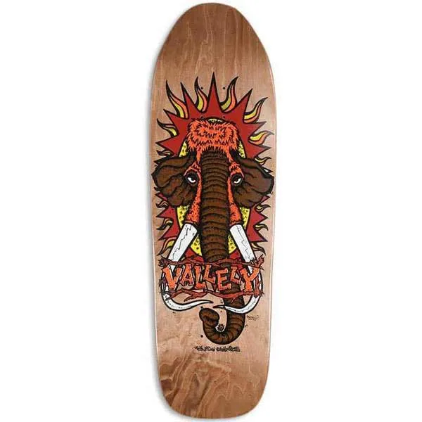 NEW DEAL Mike Vallely Mammoth Old School Reissue Deck-Brown