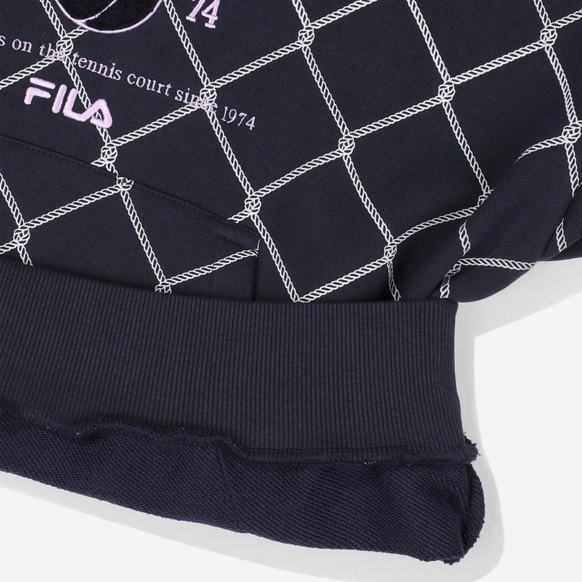 Áo Hoodie Nữ Fila Lady Tennis Life Hoodie - Xanh Navy