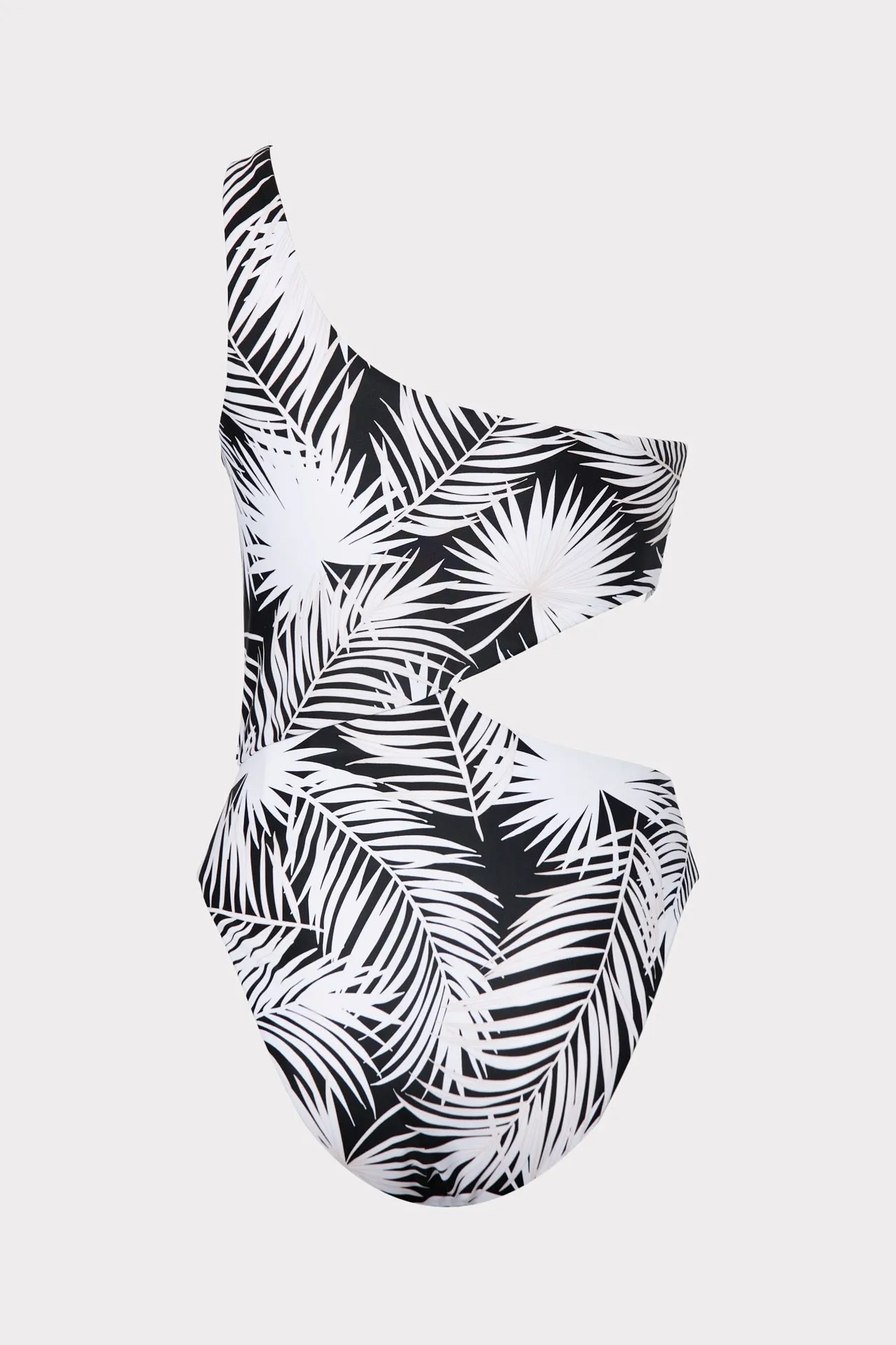 Palm Print Miranda One Piece With Cutout