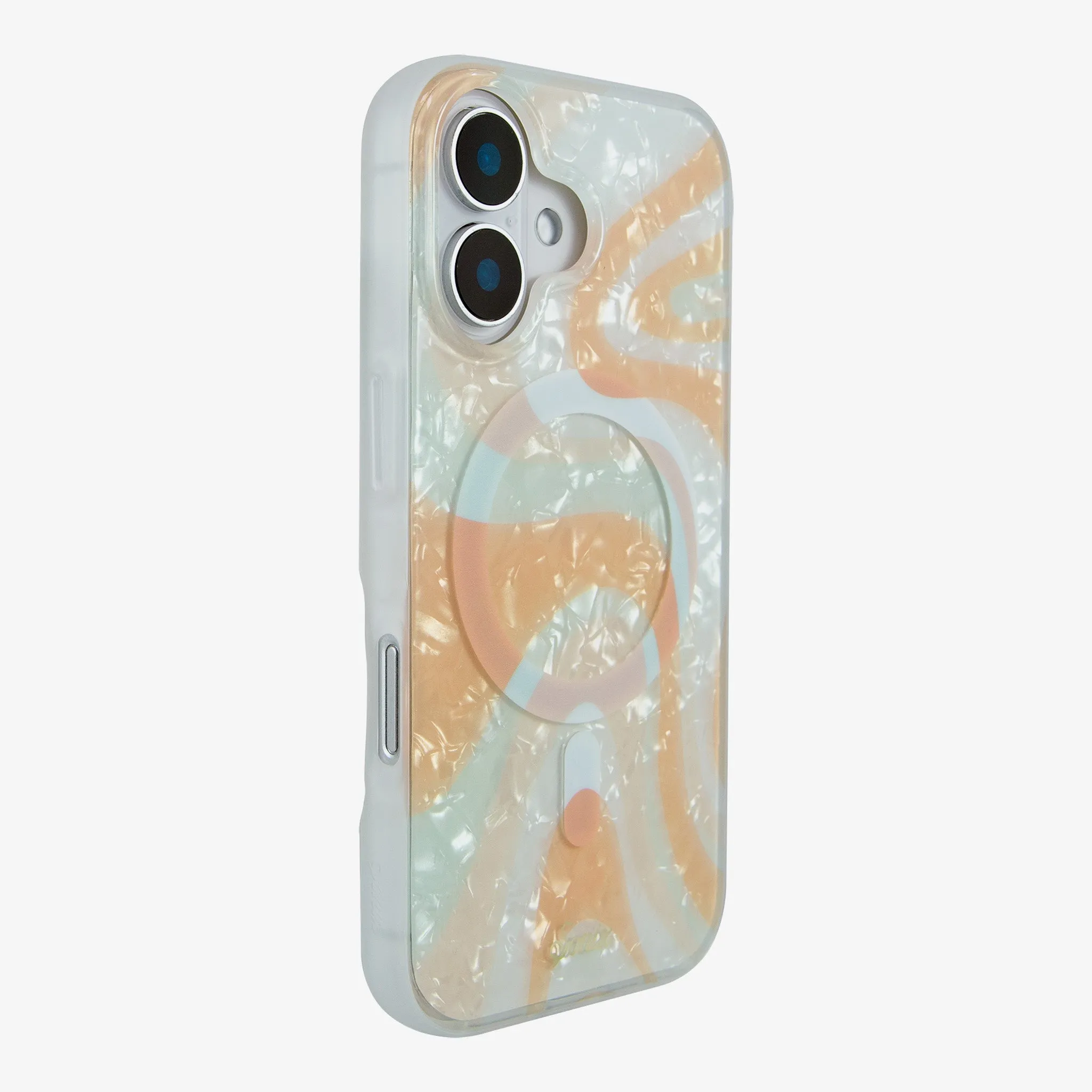 Peach Fuzz Tort MagSafe® Compatible iPhone Case