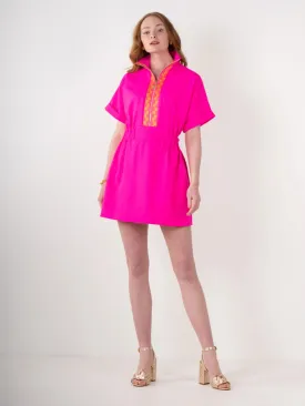 Pullover Twill Mini Dress