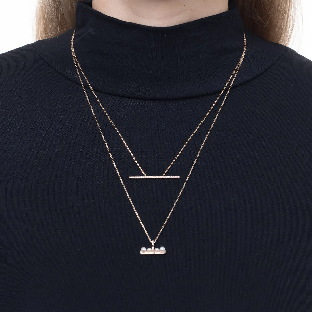 "Beluga" Pearl Necklace Medium size