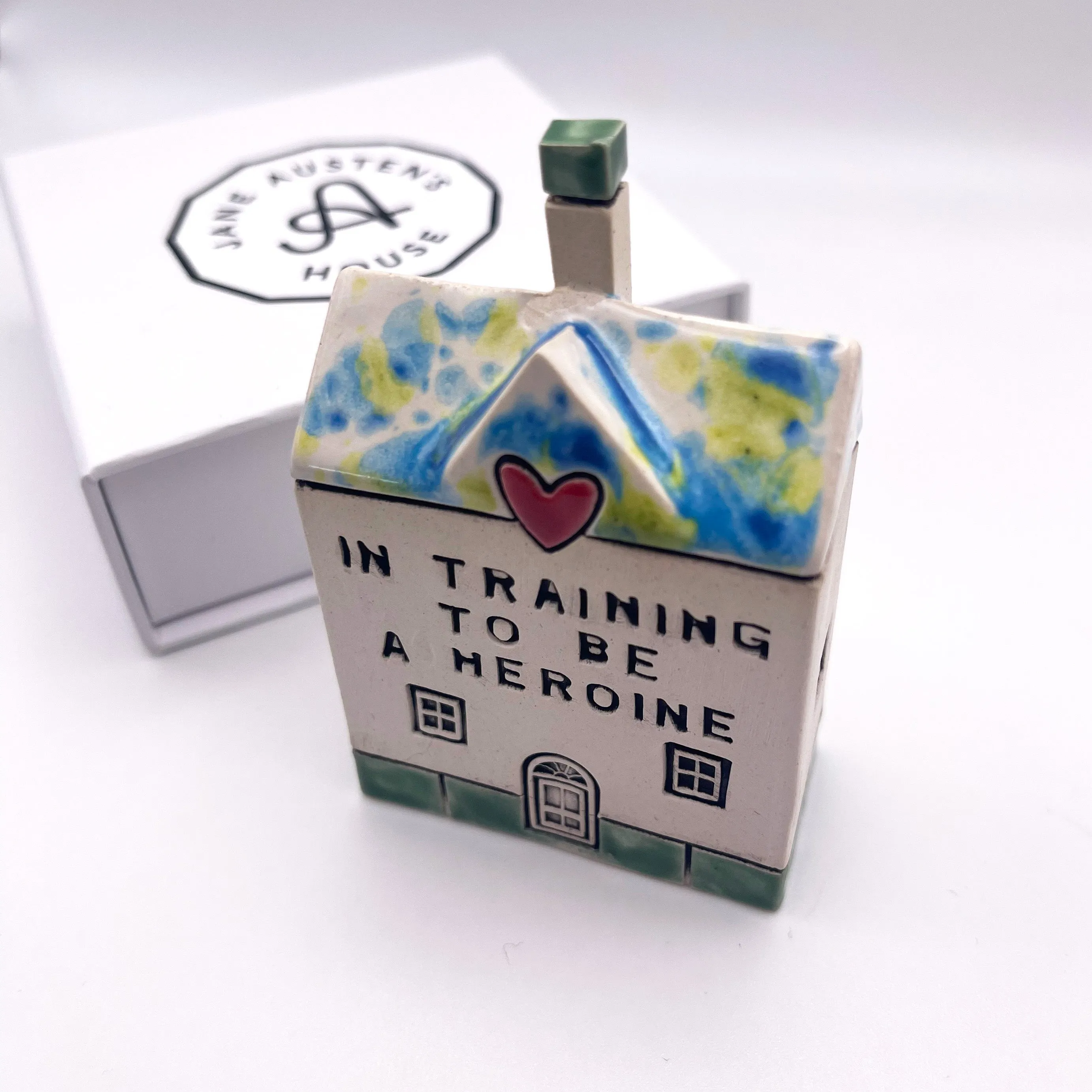 "In training to be a Heroine" Ceramic House - Exclusive