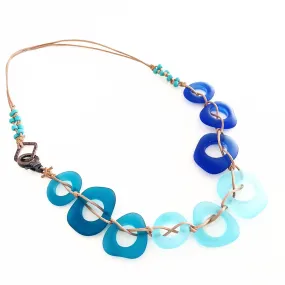 "Tidal Pool" Necklace (Aqua)
