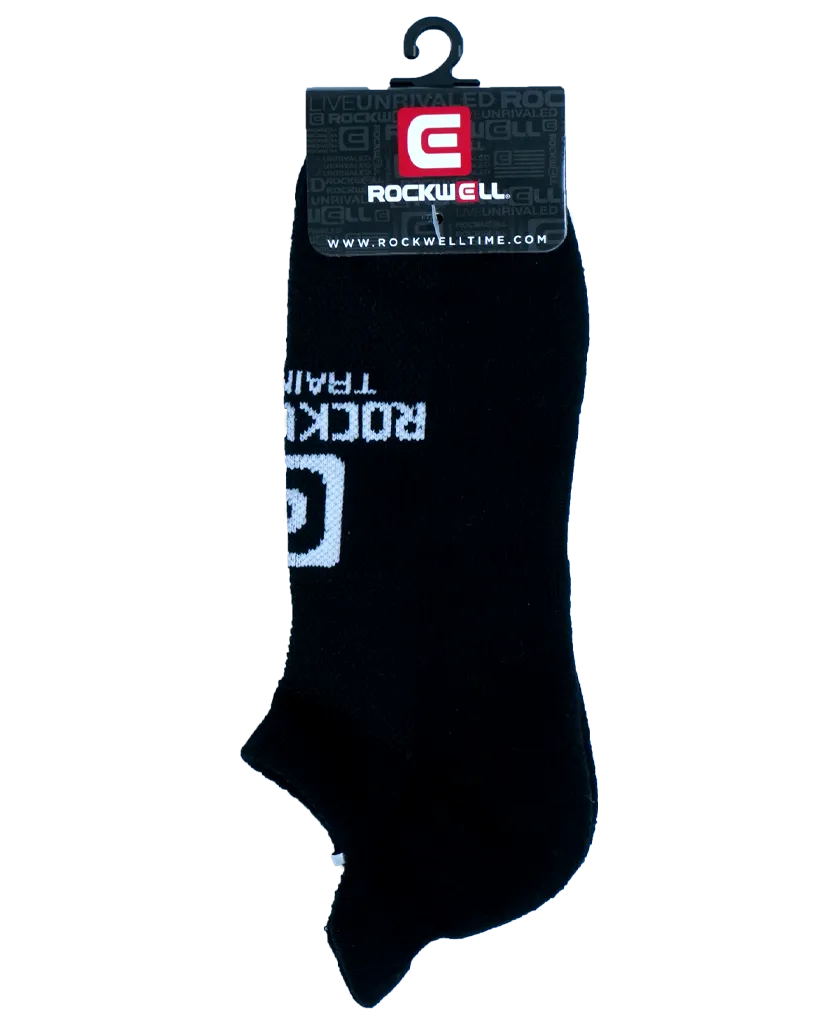 Rockwell Training Black Ankle Socks