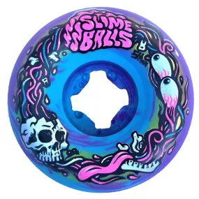 Santa Cruz Brains Speed Balls Blue/Purple 54mm 99A Slime Balls Wheels - Ruedas