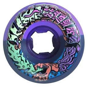 Santa Cruz Greetings Speed Balls Purple/Black 53mm 99A Slime Balls Wheels - Ruedas