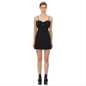 Self-Portrait Taffeta Bow Mini Dress
