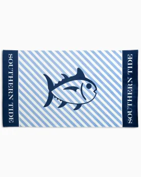 Skipjack Striped French Terry Beach Towel