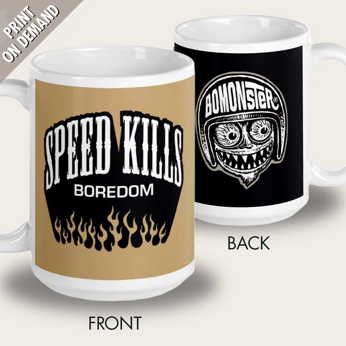 Speed Kills Boredom Ceramic Mug