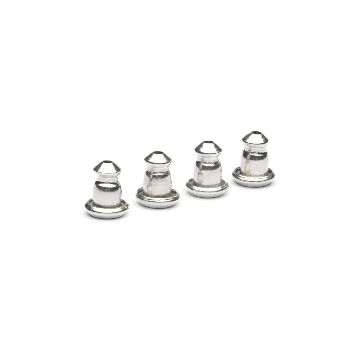 Stainless Steel Bullet Backs Accessory - 2 Pairs