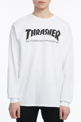 Thrasher Guys Skate Mag White Long Sleeve