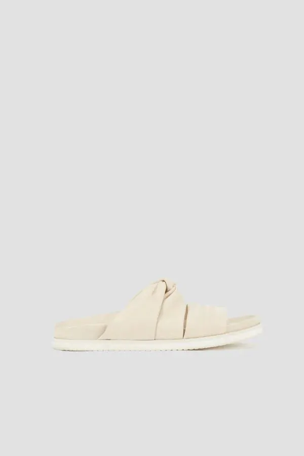 Twisted Leather Pool Slide