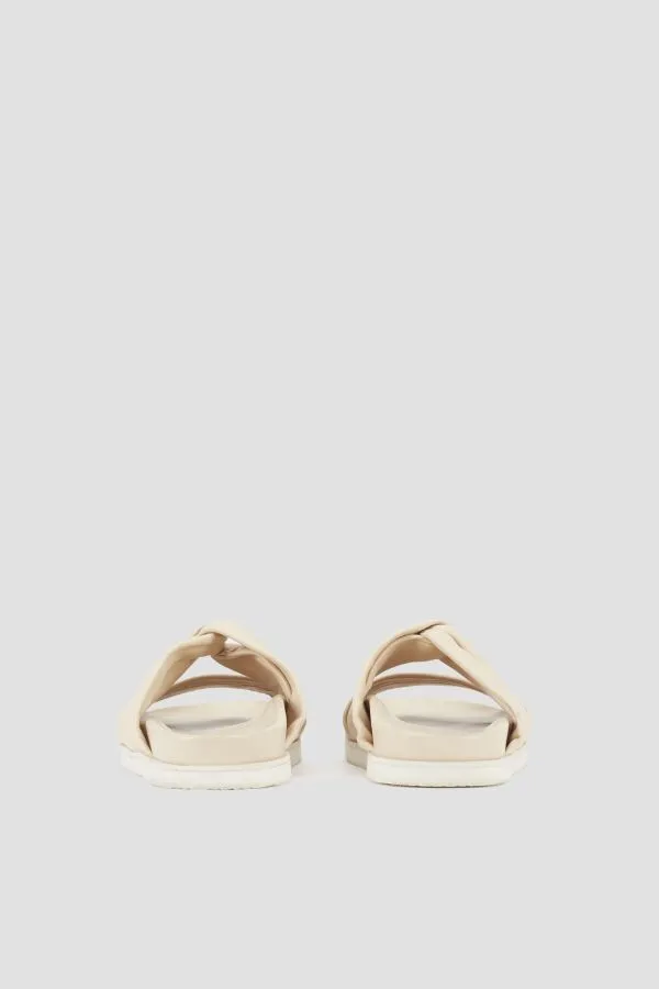 Twisted Leather Pool Slide