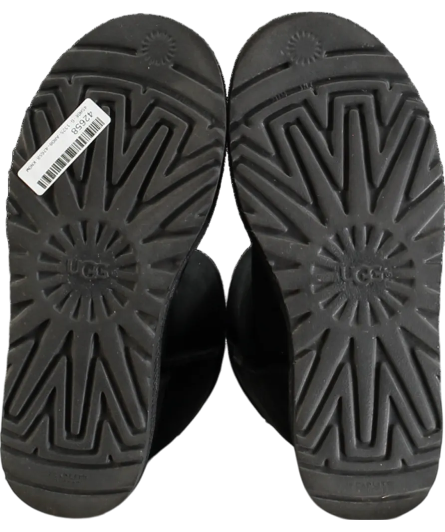 UGG Classic Short Ii Boots Black Suede UK 4 EU 37 👠