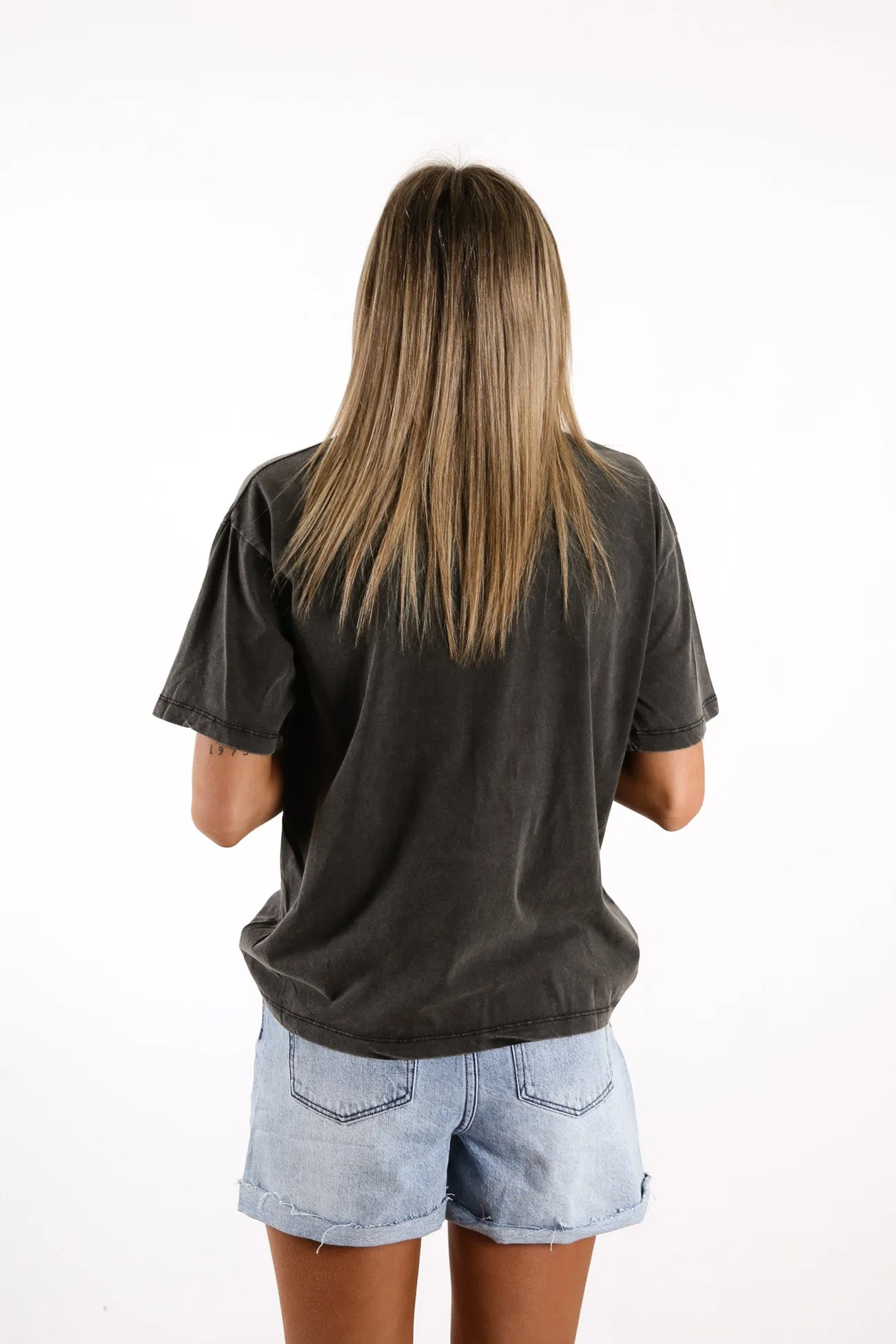 Vintage Eve Tee Washed Black
