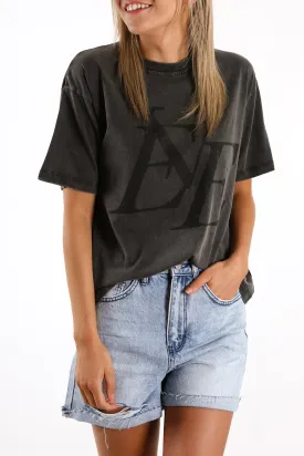 Vintage Eve Tee Washed Black