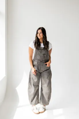 We The Free Good Luck Barrel Overall | Archive Grey