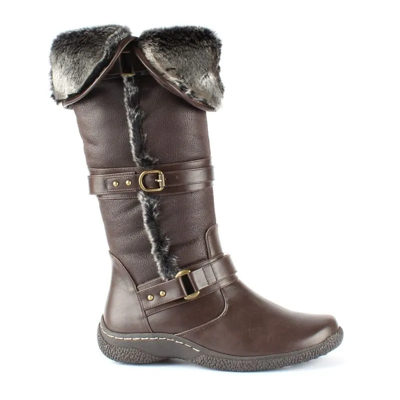 Women's Gabrielle-2 Wide Calf Boot Dark Brown