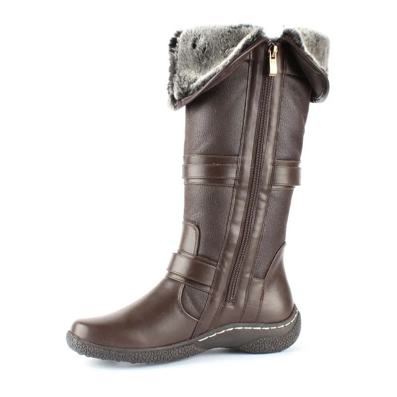 Women's Gabrielle-2 Wide Calf Boot Dark Brown