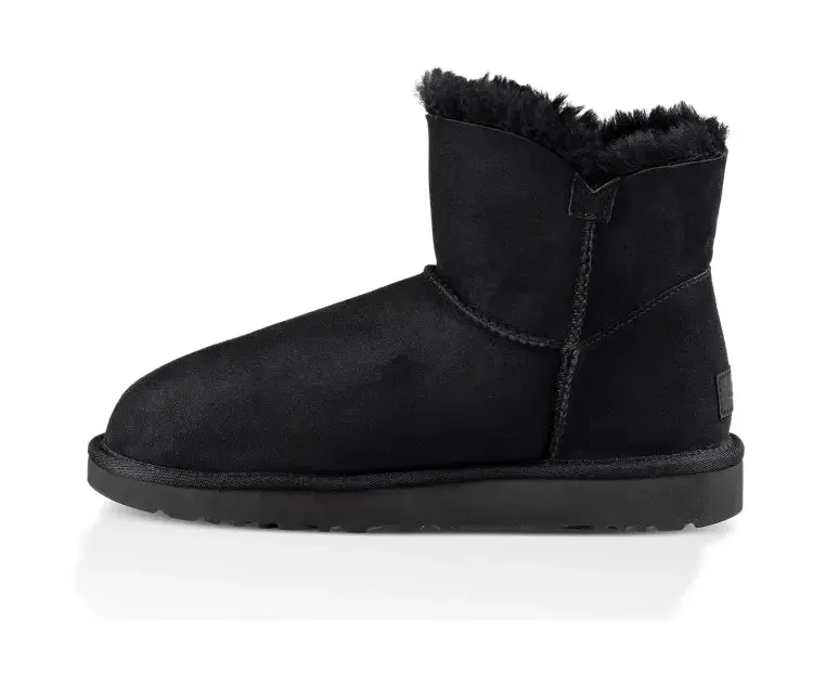 Women’s UGG Mini Bailey Button II – Cozy Sheepskin Boot with Versatile Style