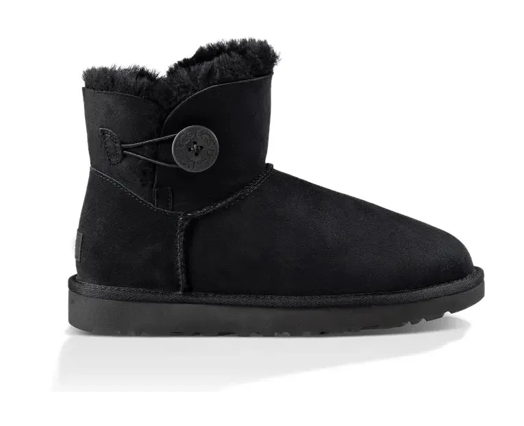 Women’s UGG Mini Bailey Button II – Cozy Sheepskin Boot with Versatile Style